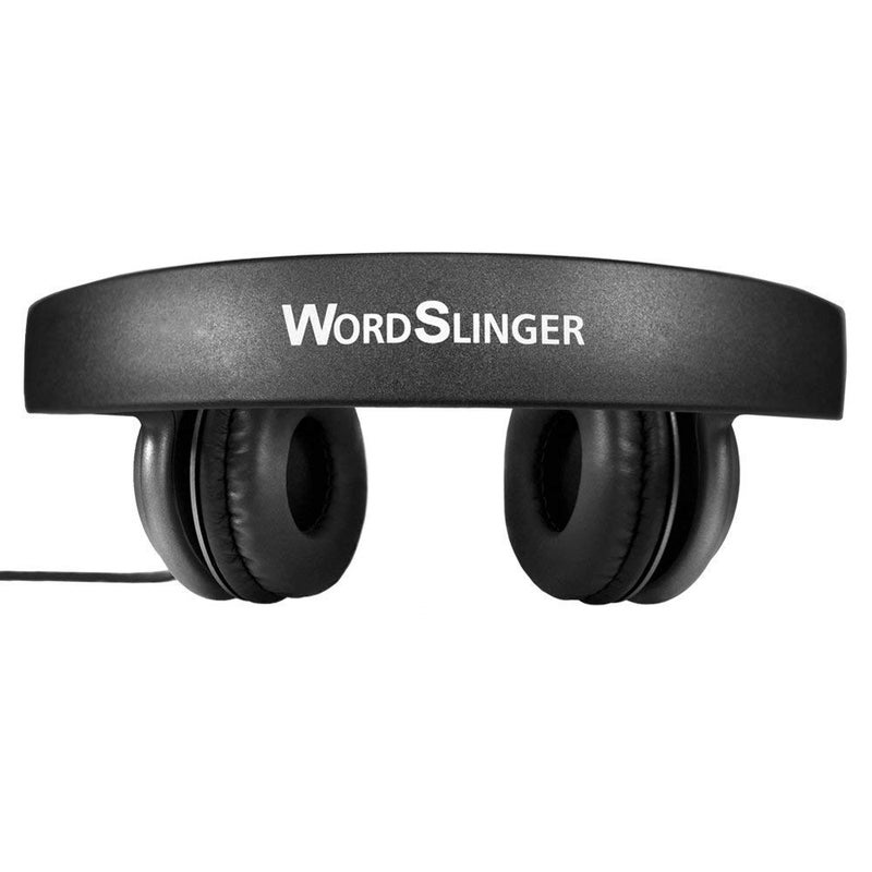 ECS WordSlinger Over Head USB Transcription Headset, Medical Transcriber Equipment Earphones with Leatherette Cushioning, Transcribing Headphones with Volume Control - Image 5